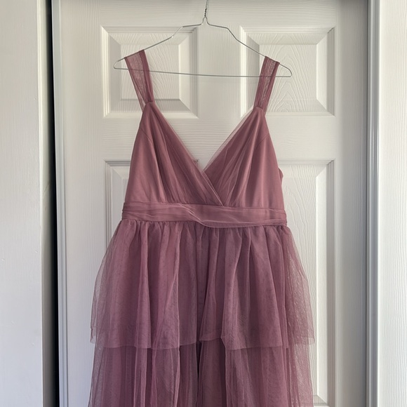 Ever Pretty Elegant Layered Tulle Dress in Mauve Size 12 - Picture 2 of 9